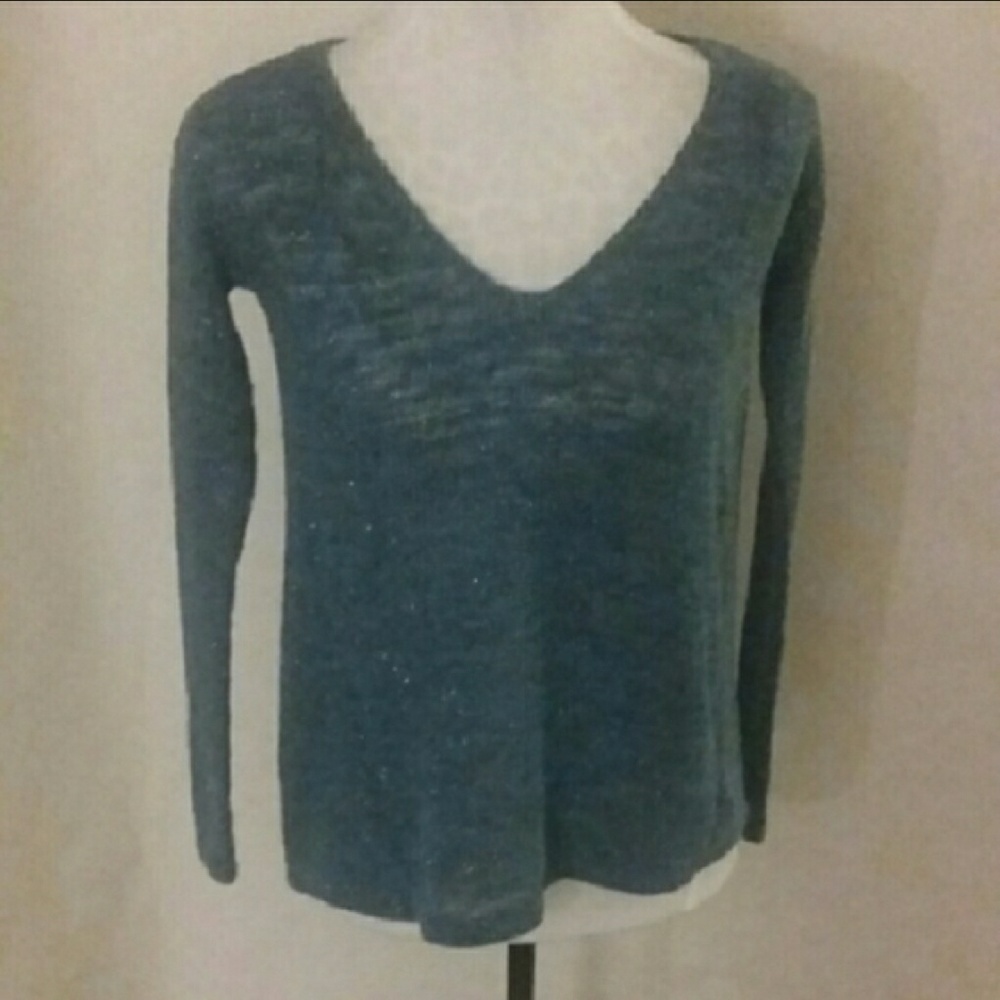 Aeropostale slouch open weave crochet sweater